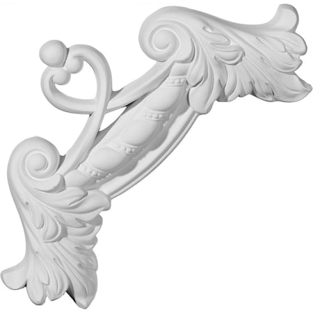 Ekena Millwork 9"W x 9"H Devon Rope Panel Moulding Corner (matches moulding PML02X00DE) PML09X09DE